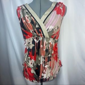 Tahari Sleeveless Wrap Medium